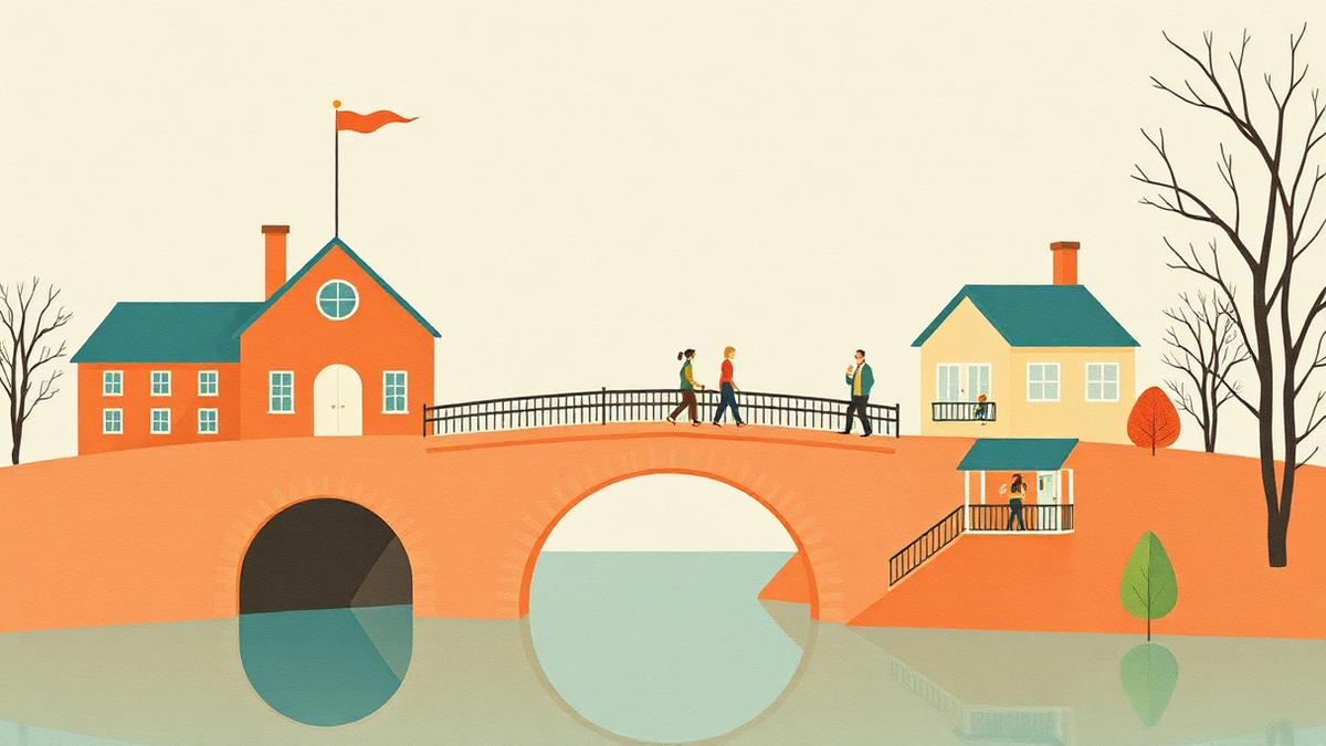 Cover illustration for the article: The Missing Link in Student Wellbeing: Connecting Schools and Families