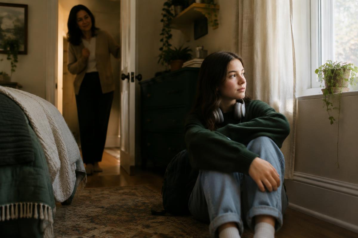 Cover illustration for the article: Teenage Withdrawal: When Should Parents Worry?